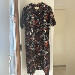 Vintage 1960’s mod shift dress- size medium